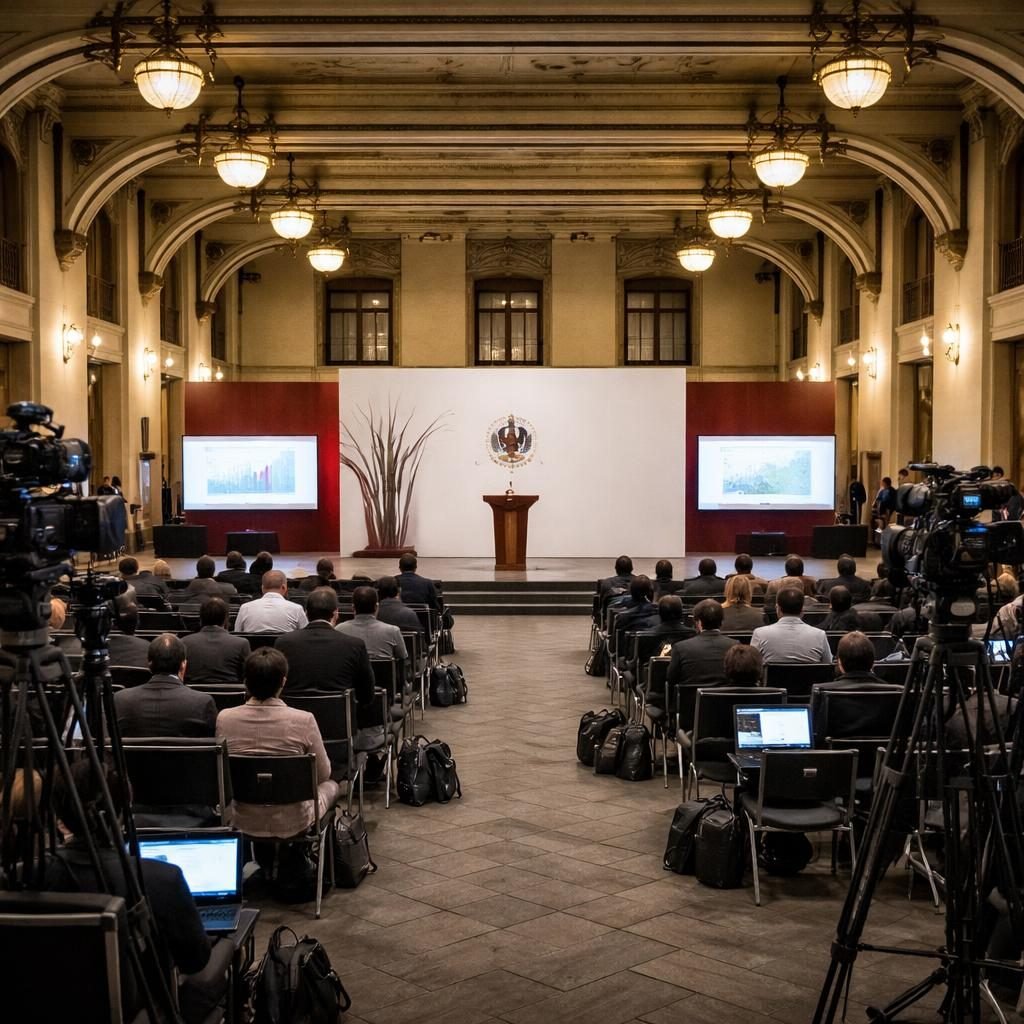 Sheinbaum ofrece su conferencia matutina desde Palacio Nacional este 19 de marzo
