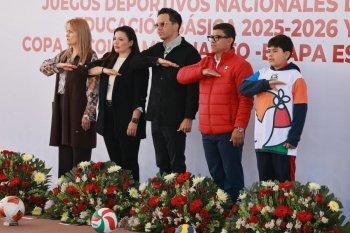 Inician Juegos Deportivos Nacionales de Educación Básica y Copa Escolar Mundialito en Zacatecas