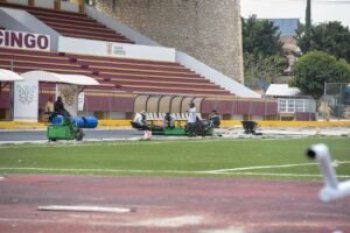 SDUOPOT reporta 70% de avance en rehabilitación del Polideportivo de Chilpancingo