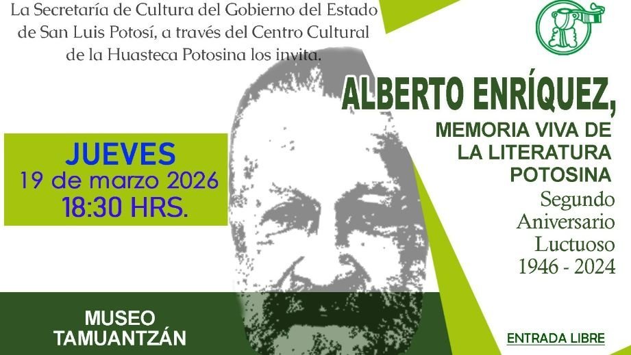 Homenaje art&iacute;stico-cultural a Alberto Enr&iacute;quez en su segundo aniversario luctuoso