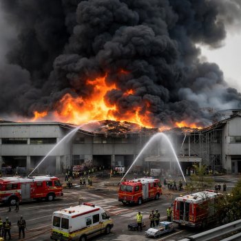 Incendio en fábrica automotriz de Corea del Sur deja al menos 50 heridos, 35 graves