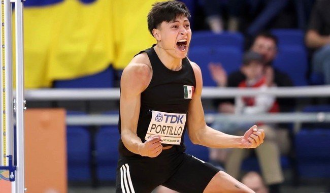 Erick Portillo Rodr&iacute;guez consigue hist&oacute;rica medalla de plata en el Mundial de Atletismo Indoor 2026