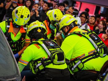 FACPYA y Protección Civil realizan jornada de prevención con simulacros y demostraciones