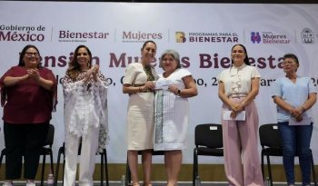 Quintana Roo: Casi 30 mil mujeres reciben Pensión Mujeres Bienestar; gobernadora anuncia expansión de programa estatal