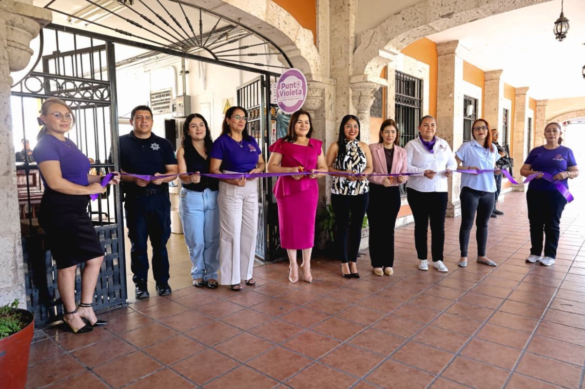 Gobierno de Colima instala tercer y cuarto Punto Violeta en Cuauhtémoc para protección de mujeres