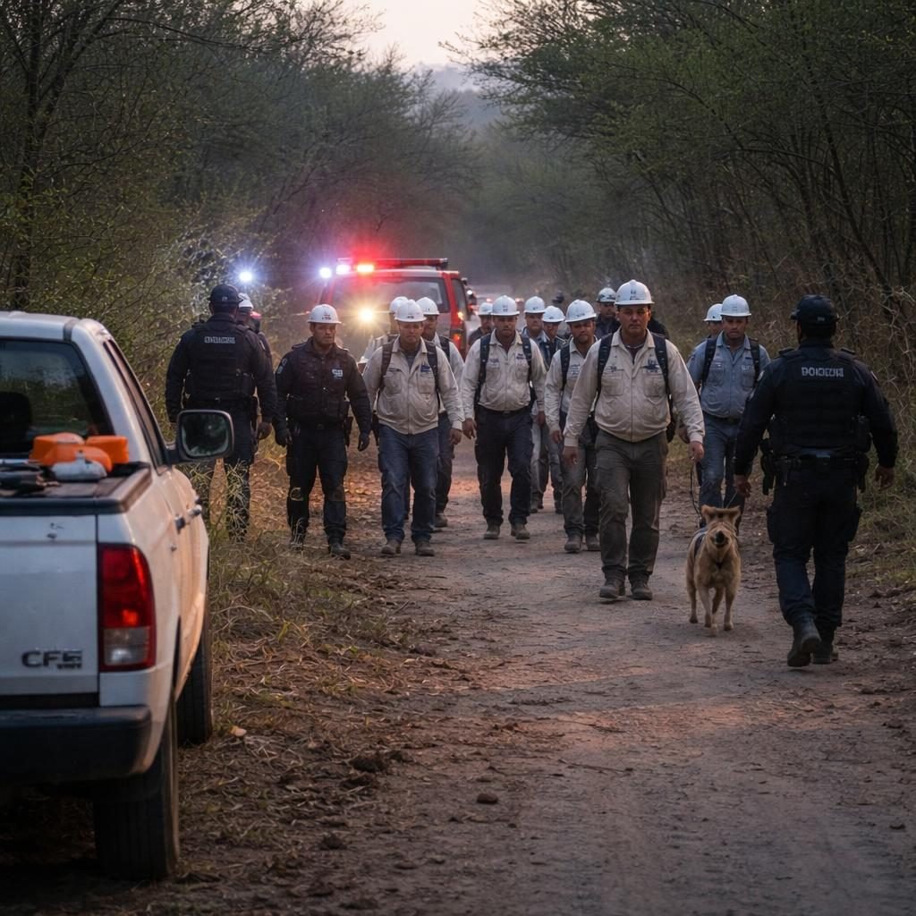 Gobierno de San Luis Potosí localiza con vida a siete trabajadores eléctricos reportados como desaparecidos