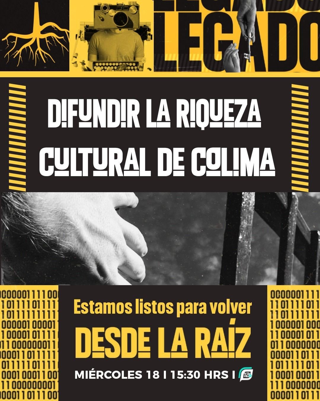 ICRTV estrena 'Desde la ra&iacute;z', programa para visibilizar la identidad cultural de Colima