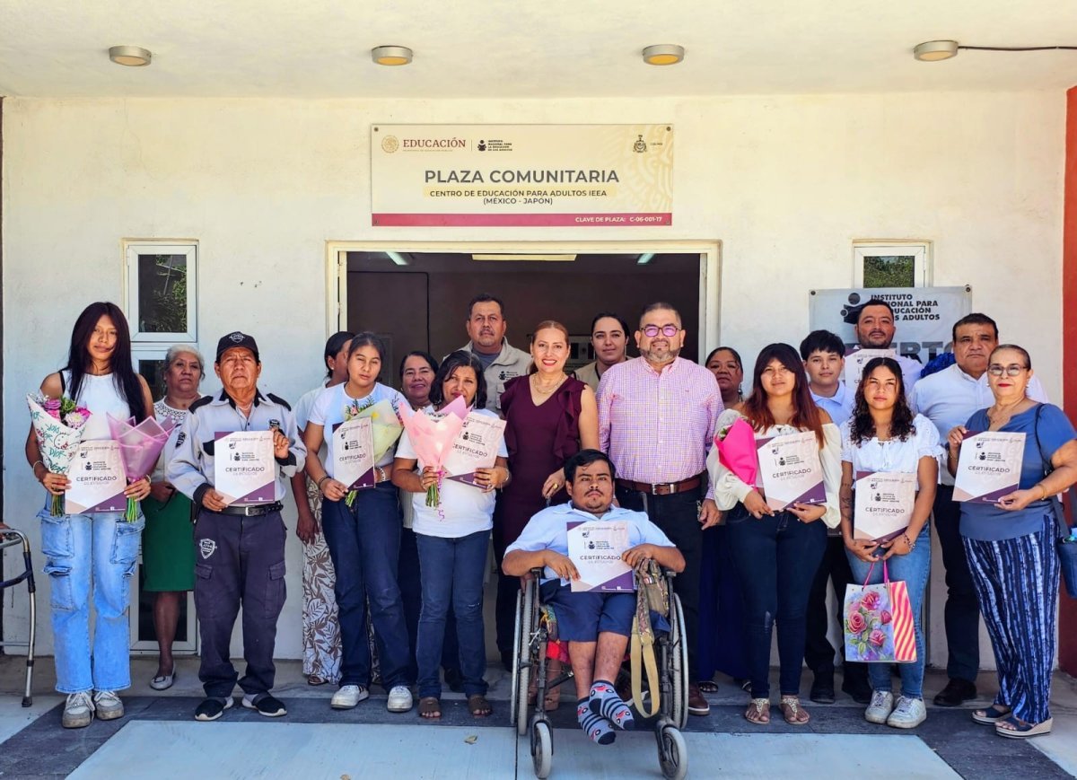 IEEA Colima reporta 385 personas que concluyeron educación básica en lo que va del año