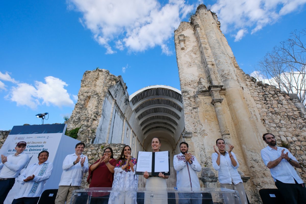 Reconoce y respalda Mara Lezama la declaratoria de inter&eacute;s p&uacute;blico del turismo comunitario, publicada en el DOF e impulsada por Claudia Sheinbaum