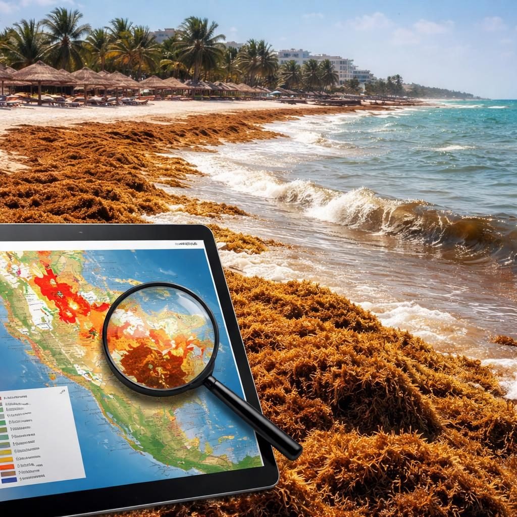 Sargazo en Semana Santa: monitoreos clave para planear tus vacaciones en playas mexicanas