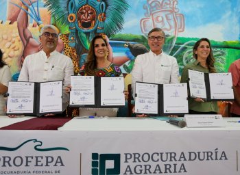 Firman histórico convenio para proteger la selva maya en Quintana Roo