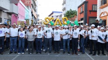 Gobernador Javier May acerca servicios a Teapa y anueva registro de Pensión para Personas con Discapacidad