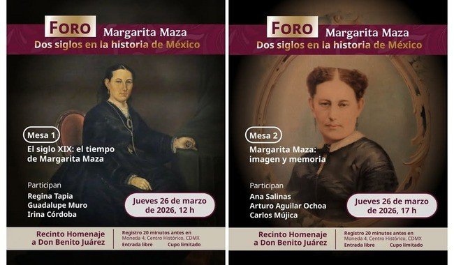 Foro conmemorativo por el bicentenario de Margarita Maza se realizar&aacute; en Palacio Nacional