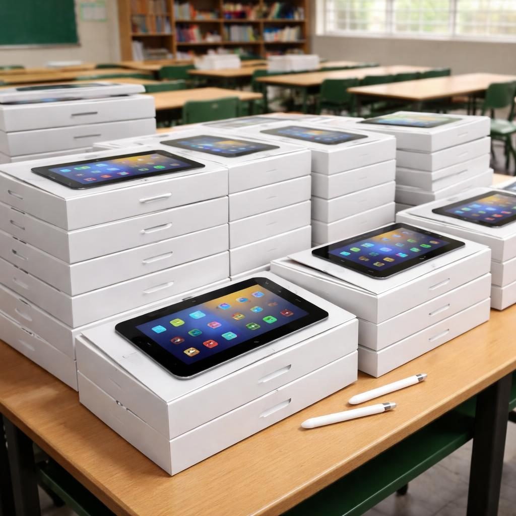 Gobierno de Tabasco cumple meta de entrega de tabletas a estudiantes de secundaria en Centla