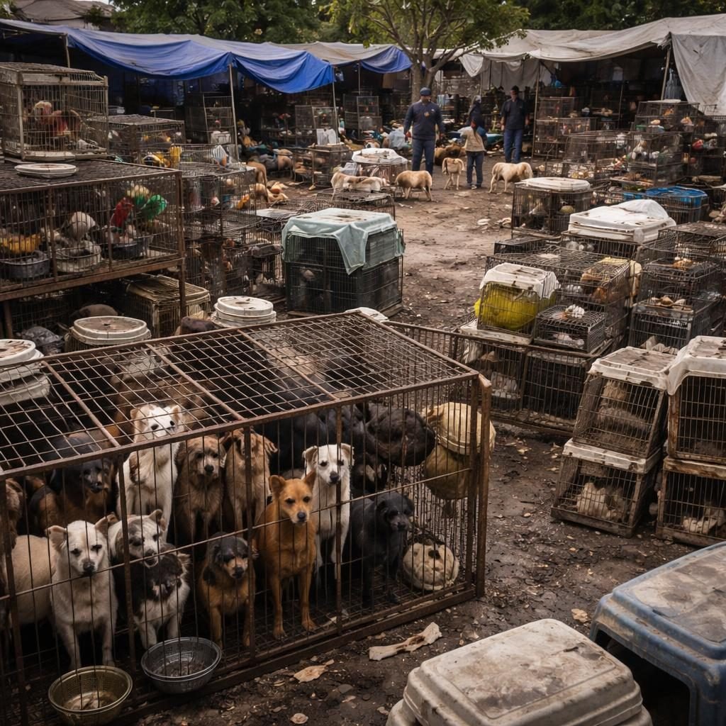 Rescatan a más de 900 animales en condiciones de hacinamiento en predio de Ecatepec