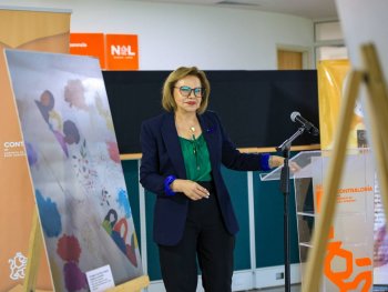 Contraloría de Nuevo León inaugura galería pictográfica por el Día Internacional de la Mujer