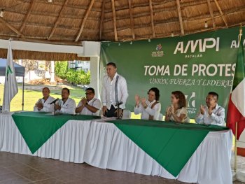 SEDETUS fortalece coordinación institucional en toma de protesta de AMPI Bacalar 2026-2027