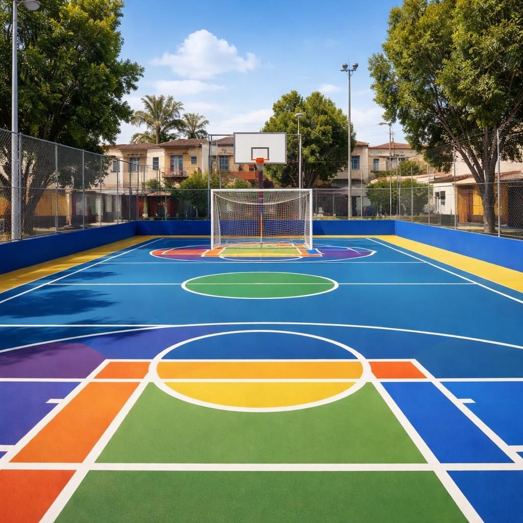 Alcalde Enrique Galindo entrega cancha 19 de 'Color mi Jugada' en El Paseo, refuerza meta de 100 espacios rehabilitados