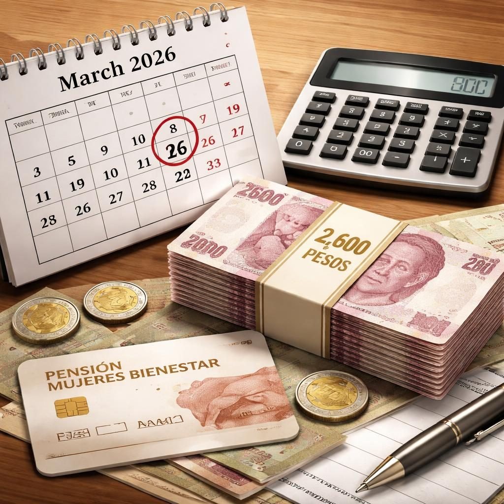 Pensi&oacute;n Mujeres Bienestar: calendario de pagos del 25 y 26 de marzo de 2026