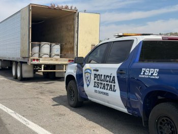Operativo Blindaje Guanajuato asegura tractocamión con precursores químicos y detiene a dos personas