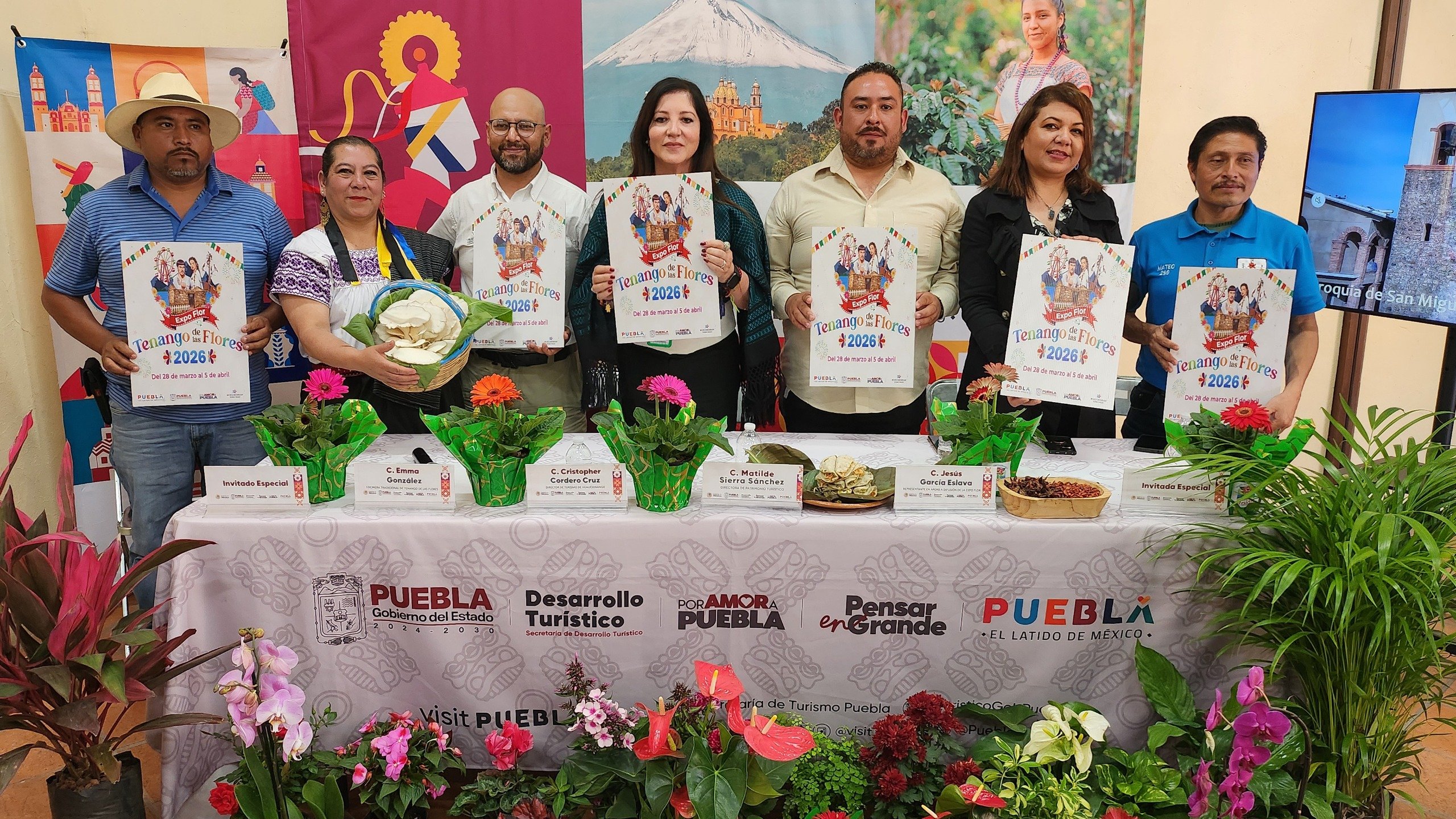 Expo Flor 2026 en Tenango de las Flores espera m&aacute;s de 20 mil visitantes para Semana Santa