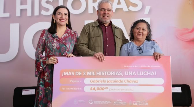 Gobierno de Michoacán alcanza 3 mil beneficiarias con programa de apoyo a mujeres con cáncer