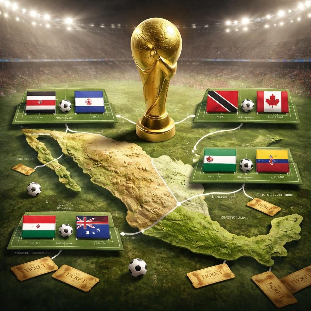 Repechaje Mundial 2026 en M&eacute;xico: Horarios, Partidos y Favoritos para los &Uacute;ltimos Boletos