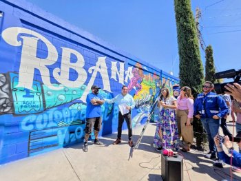 JMAS Chihuahua devela murales por el Día Mundial del Agua
