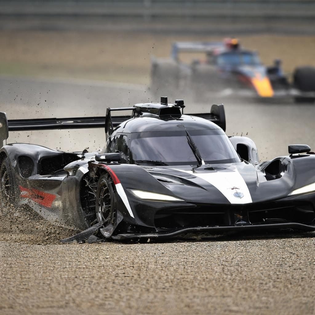 Checo P&eacute;rez reporta nuevos problemas en su Cadillac tras colisi&oacute;n con Albon en pr&aacute;cticas de Jap&oacute;n