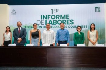 Gobierno de Colima refuerza compromiso con juventud en informe de Federación de Estudiantes