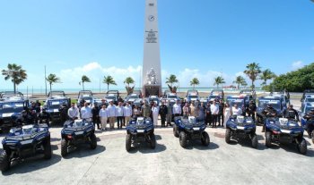 Con inversión superior a 100 mdp, Mara Lezama entrega histórico equipamiento para reforzar la seguridad en Quintana Roo