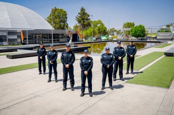 Policía Auxiliar de Puebla refuerza vigilancia por Semana Santa 2026 en centrales, parques y museos