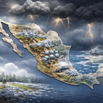 Pronóstico de Semana Santa: Lluvias, granizo y heladas afectarán a más de 15 estados en México
