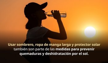 Especialista del Hospital Juárez de México llama a evitar exposición solar entre 10:00 y 16:00 horas