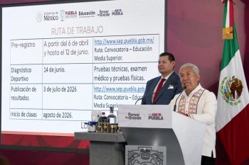 Puebla inicia construcción de Bachillerato Tecnológico Deportivo con inversión de 8.8 millones de pesos