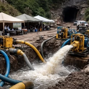 Puesto de Comando optimiza sistema de achique en mina Santa Fe para búsqueda de tres mineros