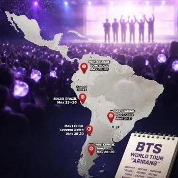 BTS anuncia nuevos conciertos en Latinoamérica pero excluye a México
