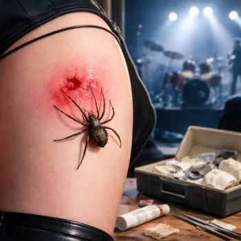 Taylor Momsen es mordida por una araña antes de presentarse con AC/DC en la CDMX