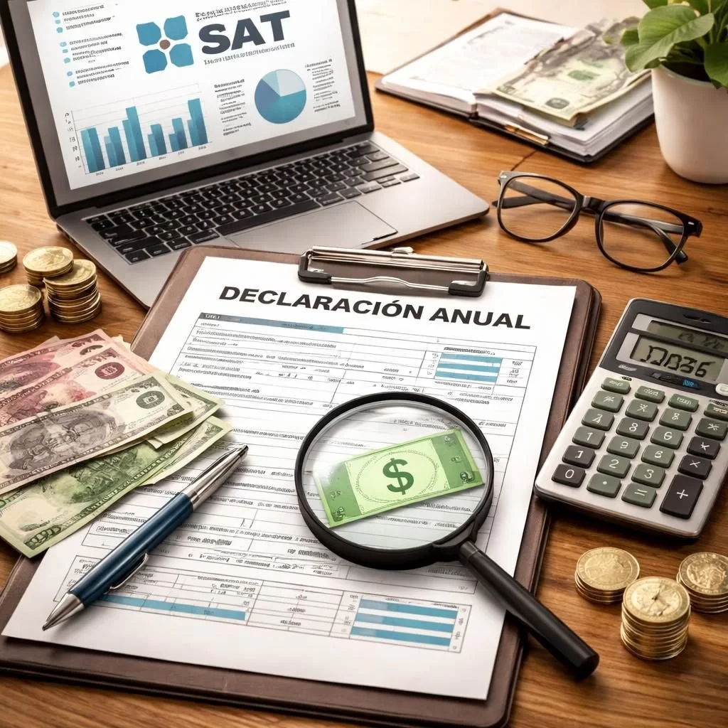 Declaraci&oacute;n anual 2026: C&oacute;mo calcular tu devoluci&oacute;n del SAT paso a paso