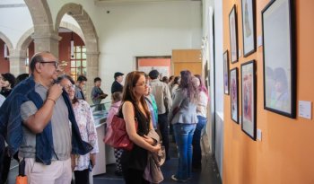 Inauguran exposición 'Bestiarios de Tinta' en Biblioteca de México, con obras inspiradas en Borges