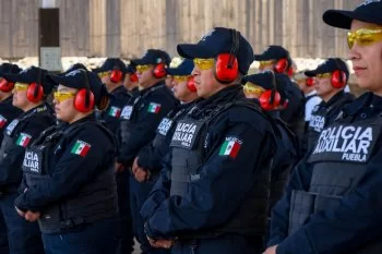 Policía Auxiliar de Puebla capacita a más de 200 elementos en tiro policial especializado