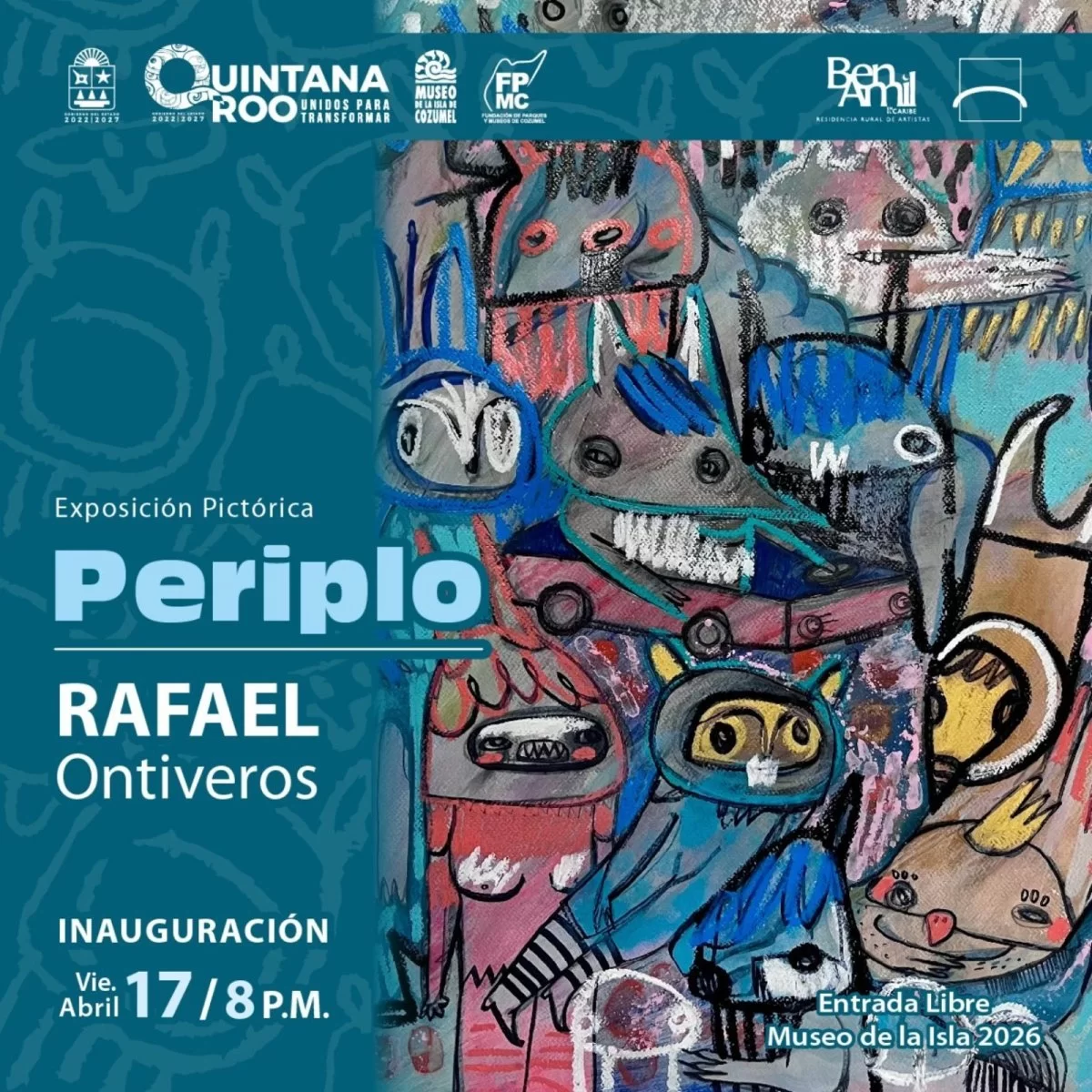 FPMC inaugura exposici&oacute;n 'Periplo' que resume 30 a&ntilde;os de trayectoria del artista Rafael Ontiveros