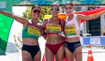 Alejandra Ortega subcampeona mundial en marcha con récord personal en Brasil