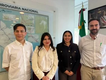Gobernadora de Colima se reúne con titular de Agencia de Trenes para revisar propuestas de movilidad