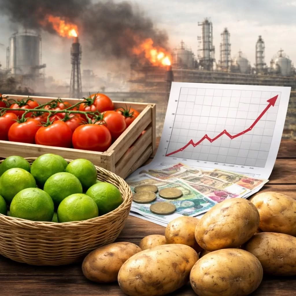 Guerra en Ir&aacute;n impacta precios de alimentos b&aacute;sicos en M&eacute;xico: jitomate, lim&oacute;n y papa entre los m&aacute;s afectados