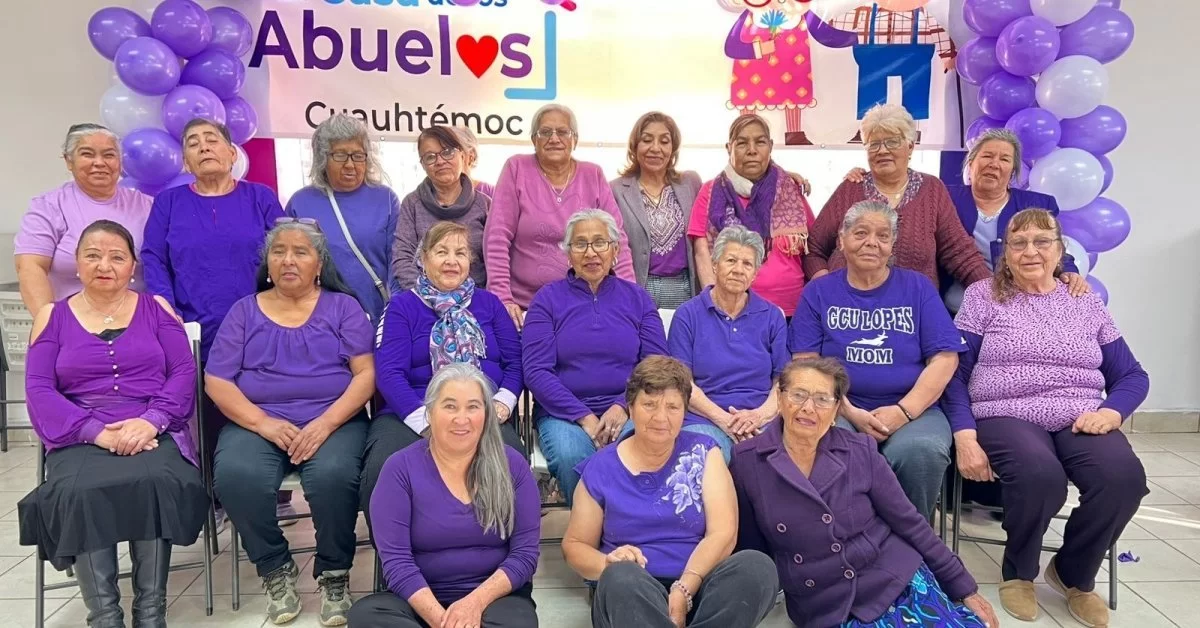 Casas de los Abuelos ofrecen actividades integrales para adultos mayores en cuatro municipios de Chihuahua