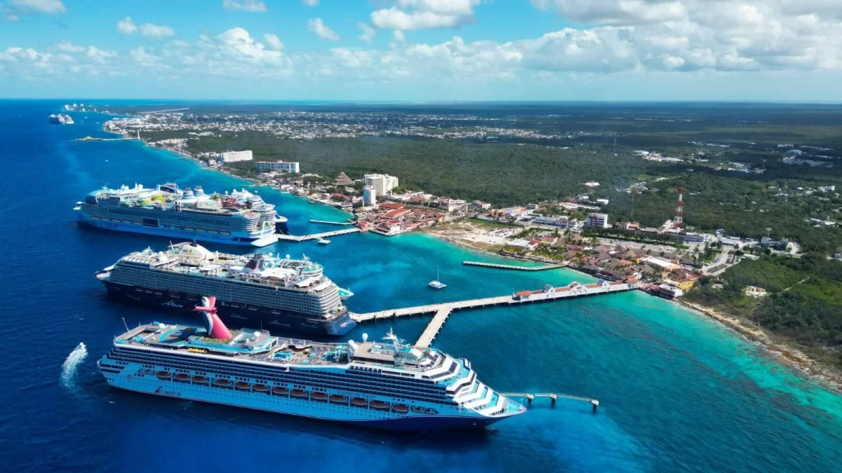 Cozumel registra crecimiento sostenido en arribo de cruceros y pasajeros durante primer trimestre