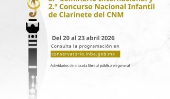 Conservatorio Nacional de Música realiza Seminario y Concurso Nacional Infantil de Clarinete