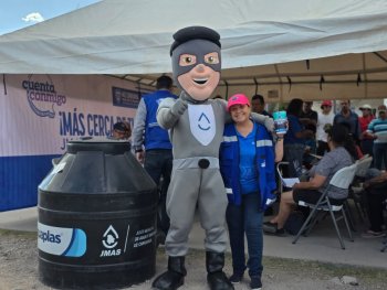 JMAS Chihuahua lleva programa Los Aguardianes a la Deportiva Pistolas Meneses para fomentar cuidado del agua