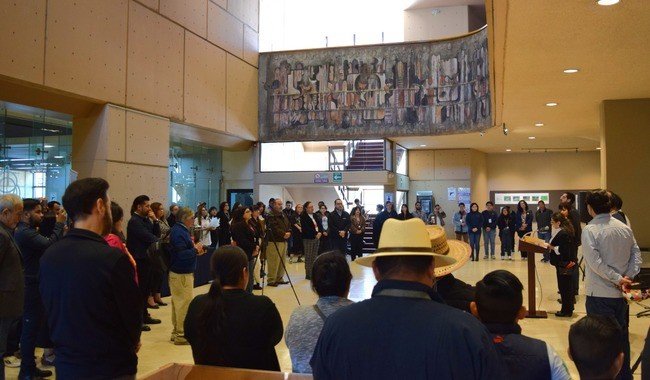 Inauguran exposición 'Nuevo comienzo' con obras de connacionales repatriados en el Cecut